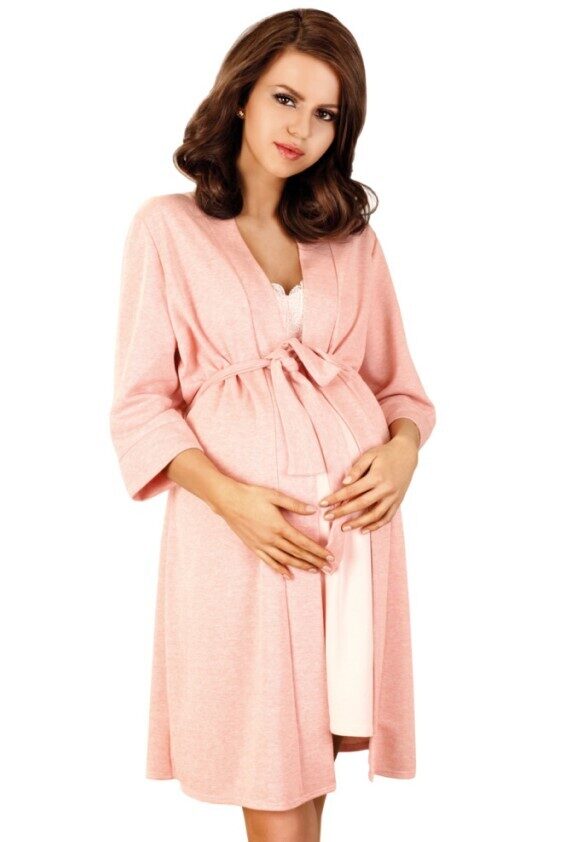 Viskozes halāts Lupoline 3034 grūtniecēm un jaunajām māmiņām