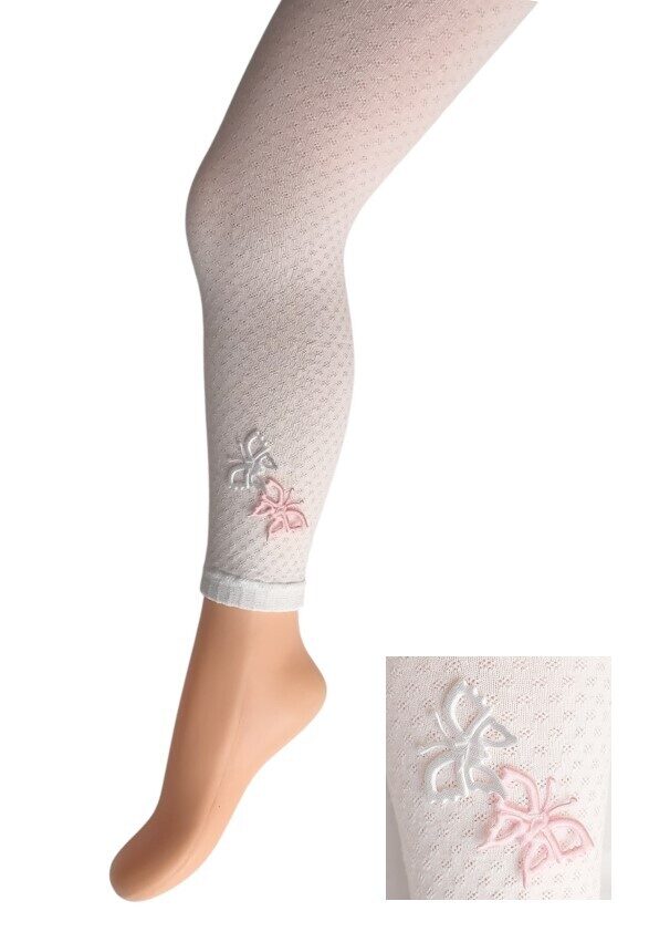 (122-134) Legingi meitenem no bambusa šķiedrām ar aplikāciju BAMBINO, Knittex