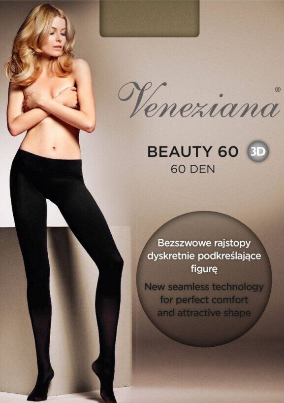 Bezvīļu 3D zeķubikses BEAUTY 60 no mikrošķiedras, VENEZIANA