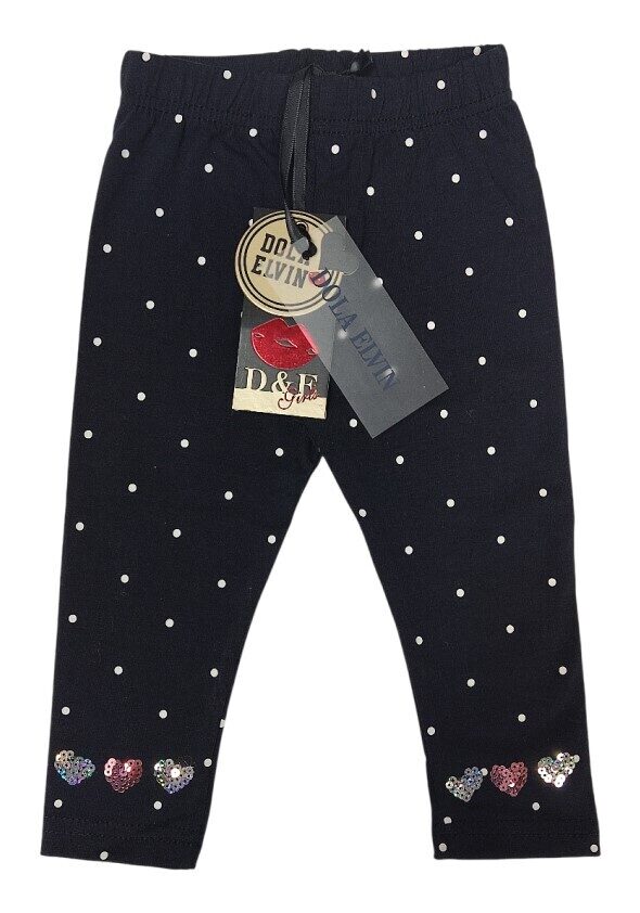 Kokvilnas legingi meitenem D&E-3, DOLA ELVIN