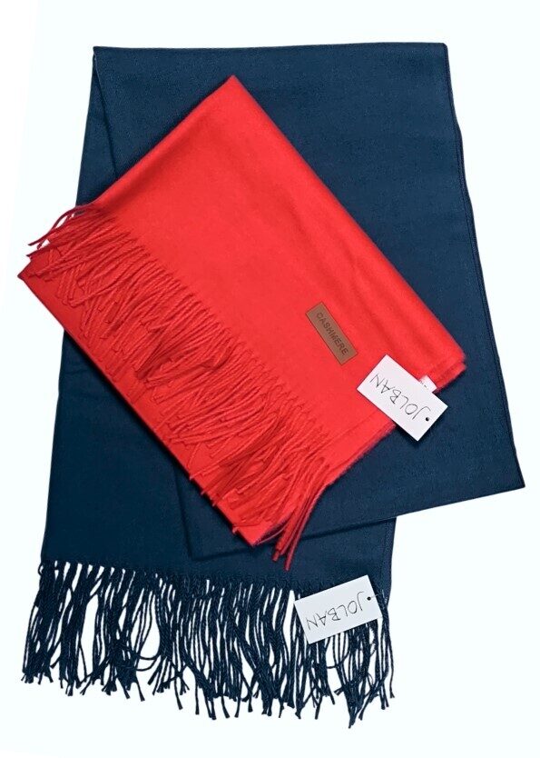 Klasiska silta šalle ar smalkām bārkstīm GENOVA