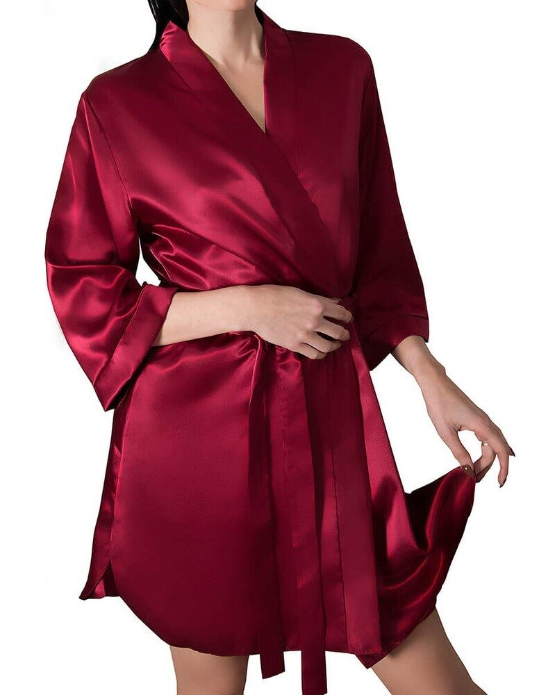 Sieviešu satīna halāts JASMIN 406