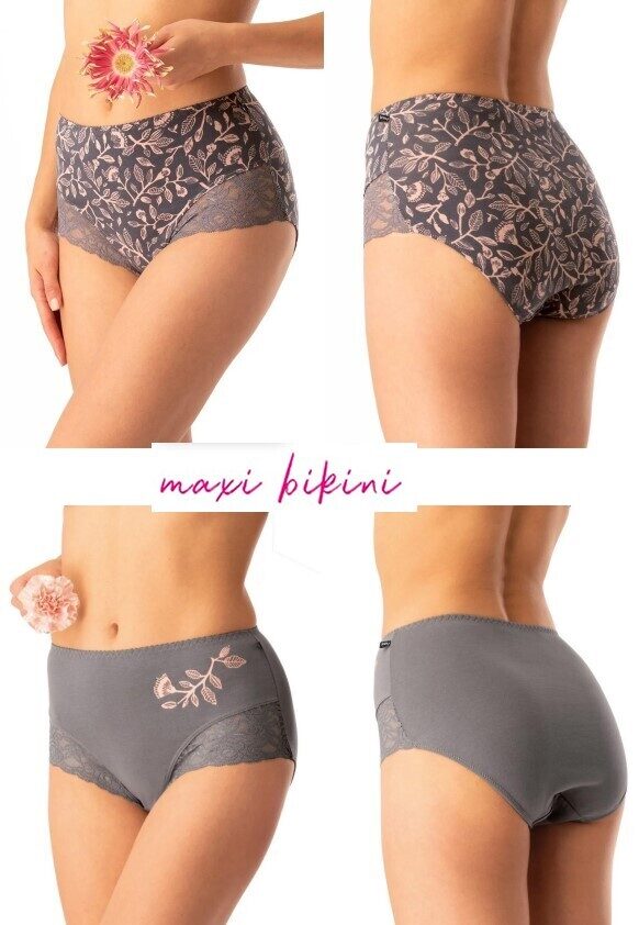 (2.gab.) Maxi bikini kokvilnas biksītes Key LPF 545