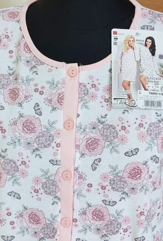 (L) Kokvilnas sieviešu naktskrekls Malina 1199, TARO