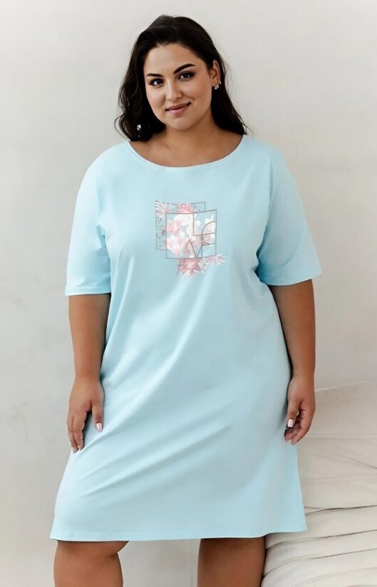 (4XL) Kokvilnas sieviešu naktskrekls ISLA 3365, TARO