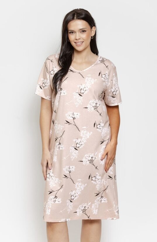 (4XL) Kokvilnas sieviešu naktskrekls FIORA 3555, TARO