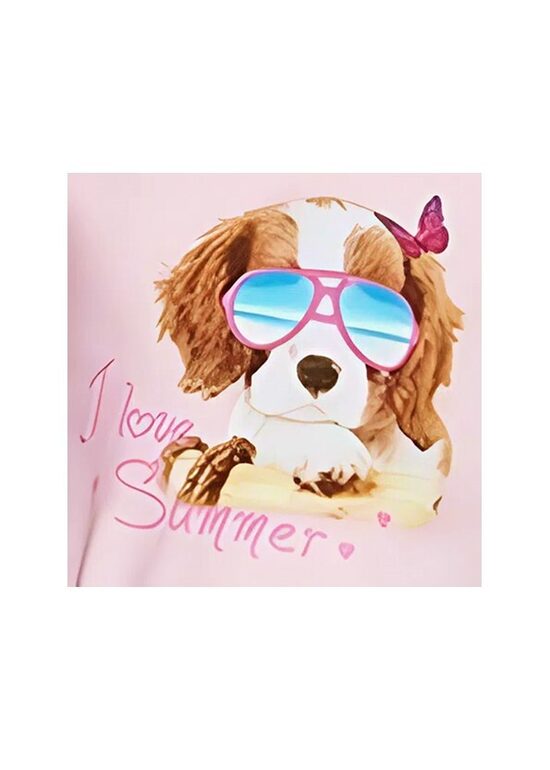 Meiteņu pidžama ar T-kreklu un šortiem SUMMER, CORNETTE 