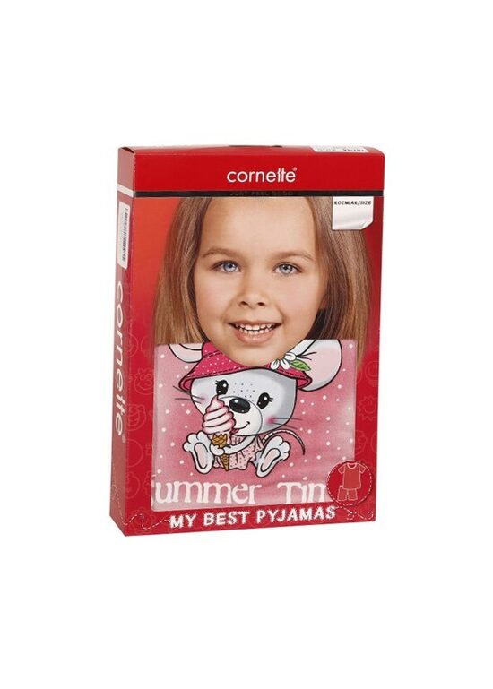 Meiteņu pidžama ar T-kreklu un šortiem LITTLE MOUSE, CORNETTE 