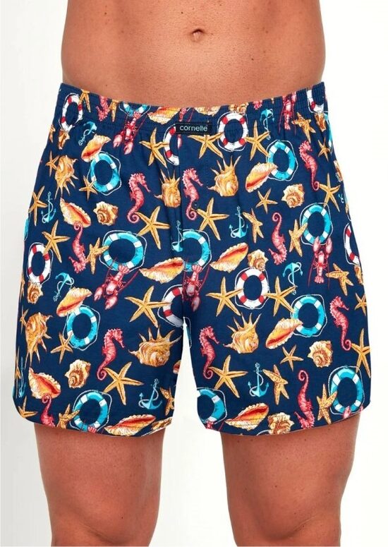 (M,2XL) Brīvi krītoši kokvilnas bokseršorti 001/118 CLASSIC CORNETTE 