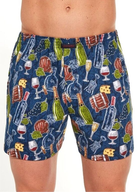 Brīvi krītoši kokvilnas bokseršorti 001/128 CLASSIC CORNETTE 