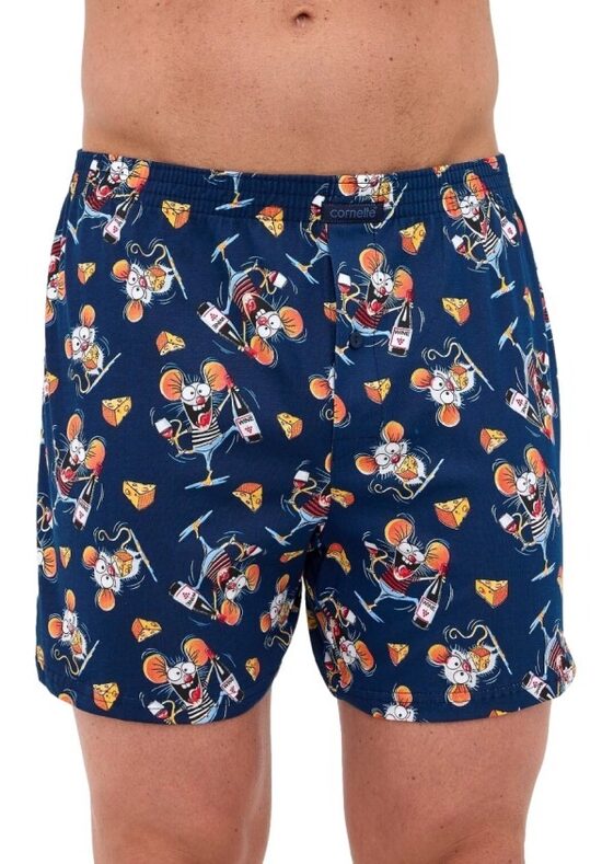 Brīvi krītoši kokvilnas bokseršorti 001/176 CLASSIC CORNETTE 