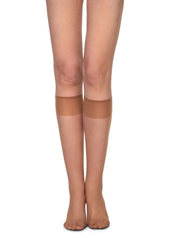 Elastīgas pusgarās zeķes 15 den GINA, 2 pāri.