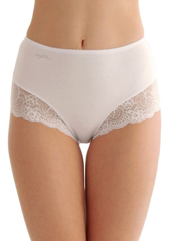 High Waist Bikini viskozes biksītes Key LPF 002, gaiši bēšas