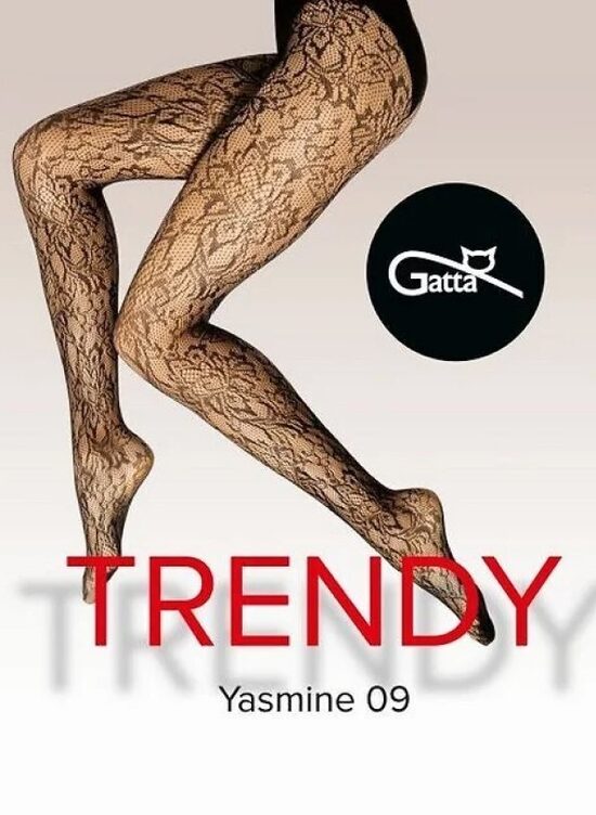 (3/4) Mežģīņu zeķubikses YASMINE 09, GATTA
