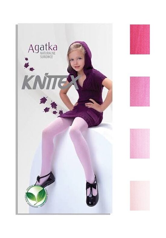 Rozā toņi - viskozes zeķubikses meitenem AGATKA, Knittex