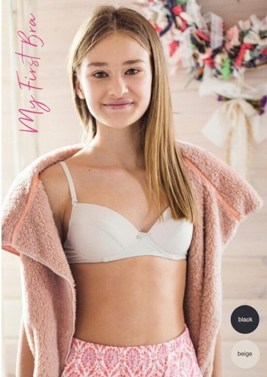 Meitņu-pusaudžu krūšturis bez stīpiņām TBC122 no KEY