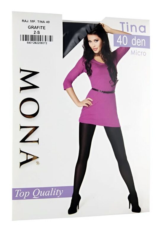 Krāsainas zeķubikses no mikrošķiedras TINA 40, MONA