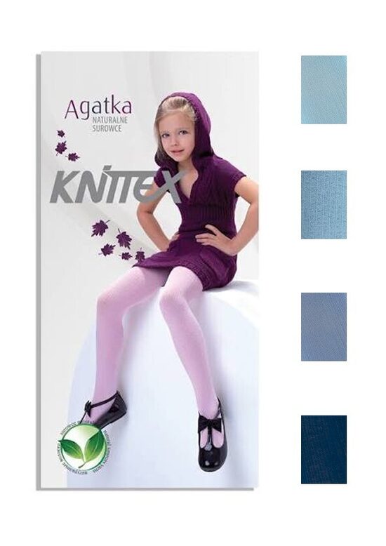 Zilie toņi - viskozes zeķubikses meitenem AGATKA, Knittex