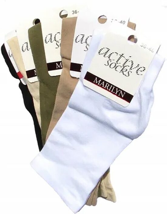 Kokvilnas īszeķes FORTE 58 no MARYLIN ACTIVE SOCKS