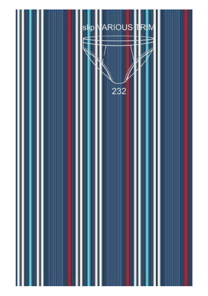 Kokvilnas apakšbikses 232/121 Slip Trim VARIOUS CORNETTE