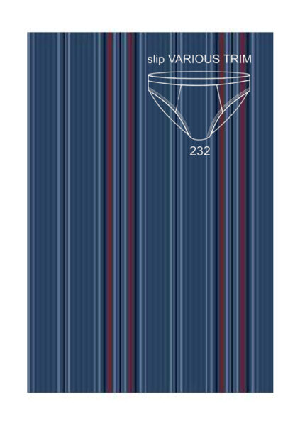 Kokvilnas apakšbikses 232/122 Slip Trim VARIOUS CORNETTE