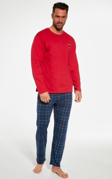 (L, XL) Vīriešu kokvilnas pidžama REDWOOD 124/244 CORNETTE 