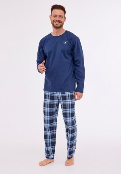 (2XL, 3XL) Vīriešu kokvilnas pidžama ASPEN 124/263 CORNETTE 