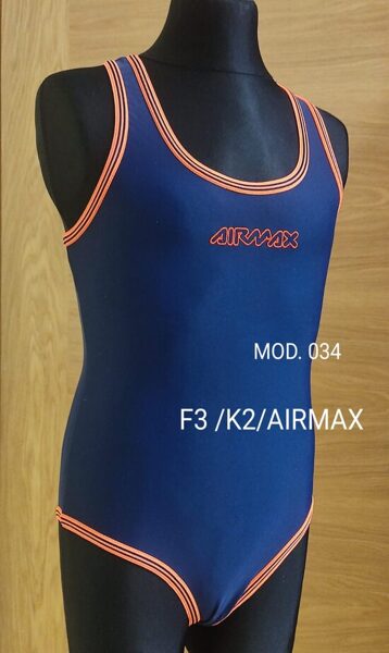 Kopējais meiteņu sporta peldkostīms Zalewski F3/K2/AIRMAX izm.134