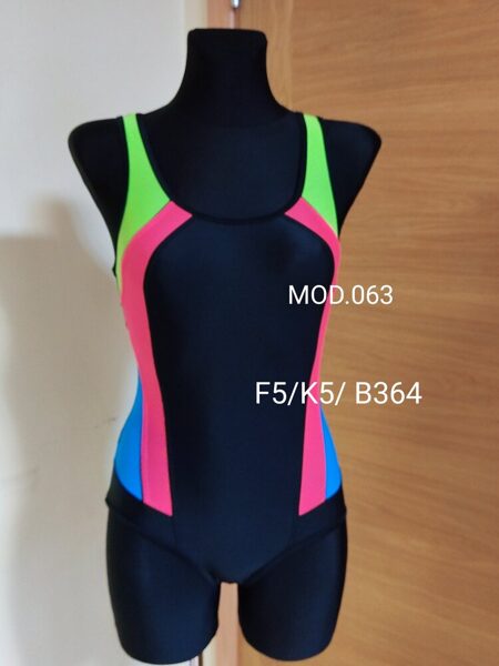 Kopējais meiteņu sporta peldkostīms Zalewski F5/K5/B364 izm.152