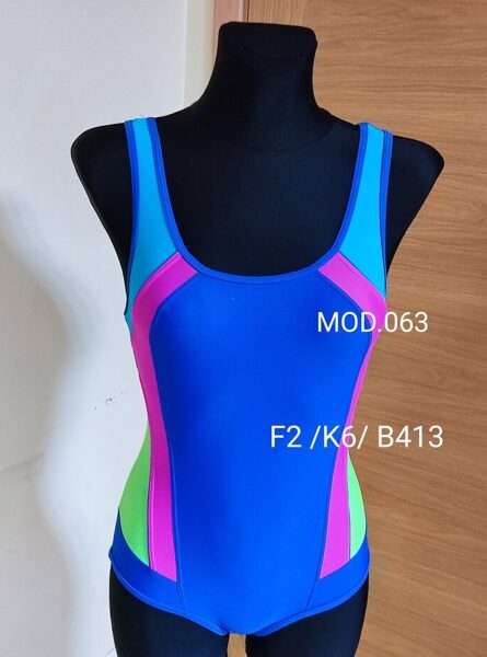 Kopējais meiteņu sporta peldkostīms Zalewski F2/K6/B413 izm.158