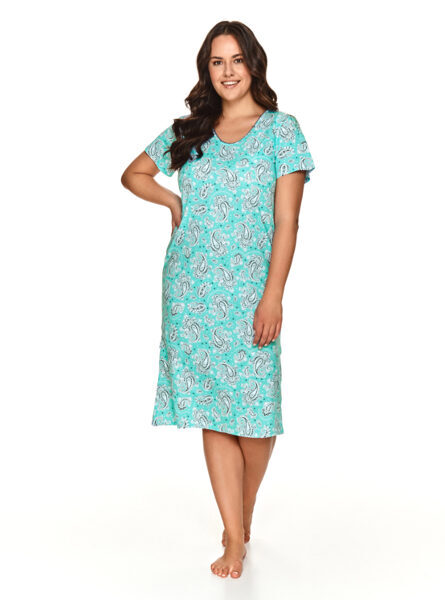 (3XL,4XL) Kokvilnas sieviešu naktskrekls Wanda 2702, TARO 