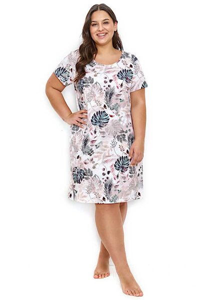 (2XL) Kokvilnas sieviešu naktskrekls FLORENCE 2924, TARO 