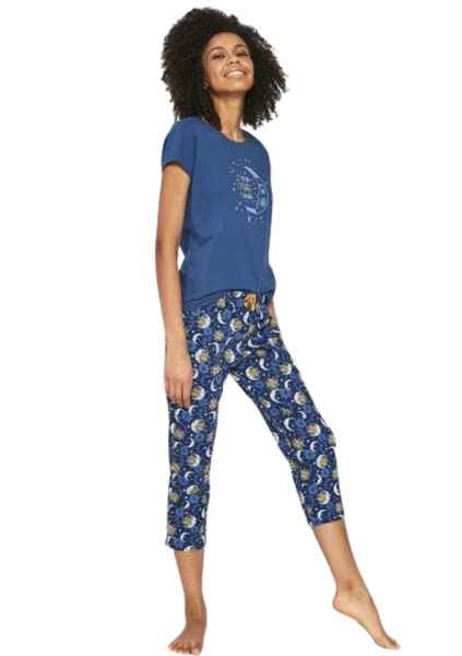 Kokvilnas sieviešu pidžama 498/197 "MOON 2", CORNETTE (izm.L)