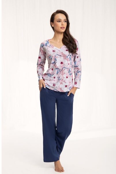 Kokvilnas sieviešu pidžama 627, LUNA 