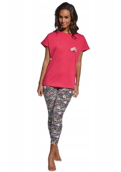 Kokvilnas sieviešu pidžama 677/46 "THREE FLOWERS", CORNETTE 