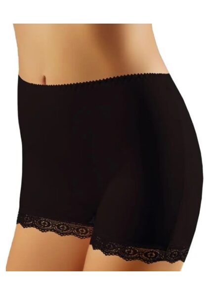 Kokvilnas biksītes-šorti CASIDY EMILI, melnas