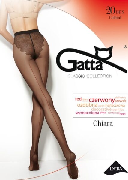  Stillīgas zeķubikses ar vīli CHIARA, GATTA (nero-ferrari)