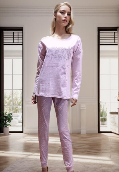 Kokvilnas sieviešu pidžama GLAM, MUZZY 49 