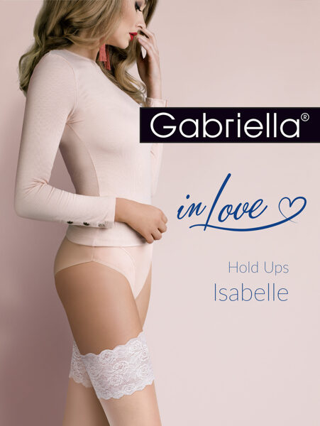 Isabelle Hold Ups sieviešu garās zeķes no GABRIELLA (natural/champagne)