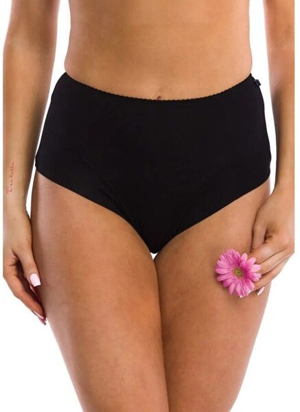 High Waist Bikini viskozes biksītes Key LPF 001, melnas