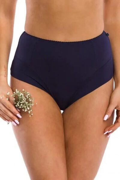 High Waist Bikini viskozes biksītes Key LPF 001, tumši zilas