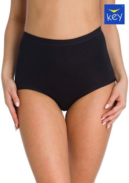 Maxi Bikini kokvilnas biksītes Key LPM 198, melnas