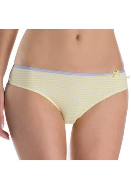 Kokvilnas mini back bikini biksītes Key LPN 377 ar skaistu mežģīni