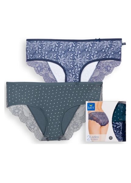Hip Bikini kokvilnas biksītes Key LPP 528 (2.gab.)