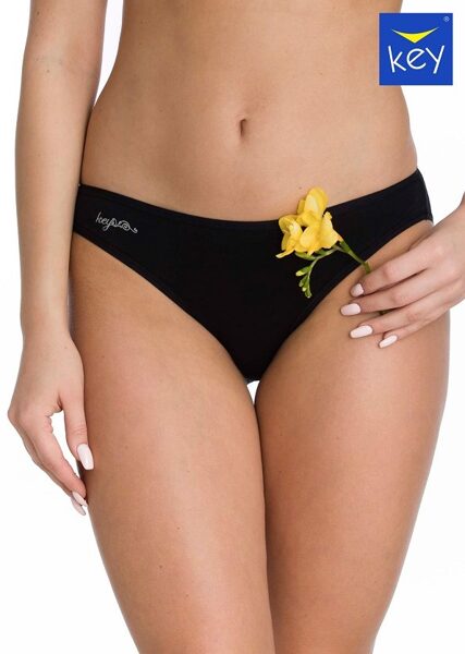 Mini Bikini kokvilnas biksītes Key LPR 010 (baltas, bēšas, melnas)