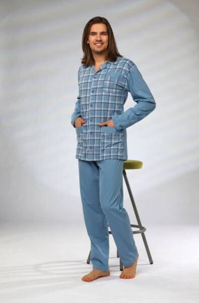 Vīriešu kokvilnas pidžama LUNA 197 (izm.L)