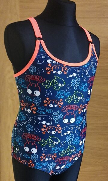 Kopējais meiteņu peldkostīms OCEAN, izm. 140