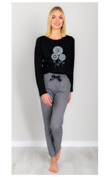 Kokvilnas sieviešu pidžama ROZETA, MUZZY 49 (izm. M)