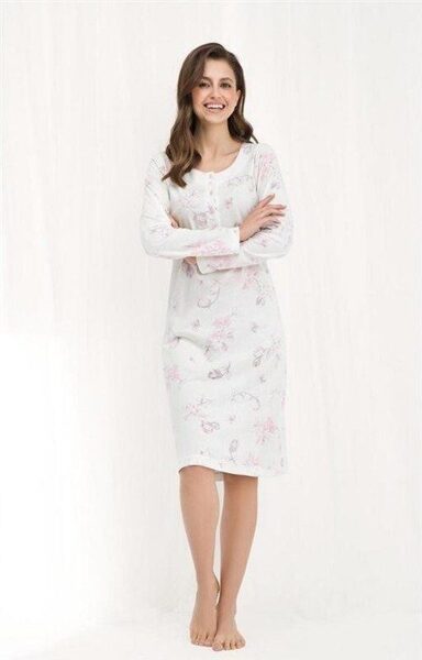 (L) Kokvilnas sieviešu naktskrekls LUNA 252