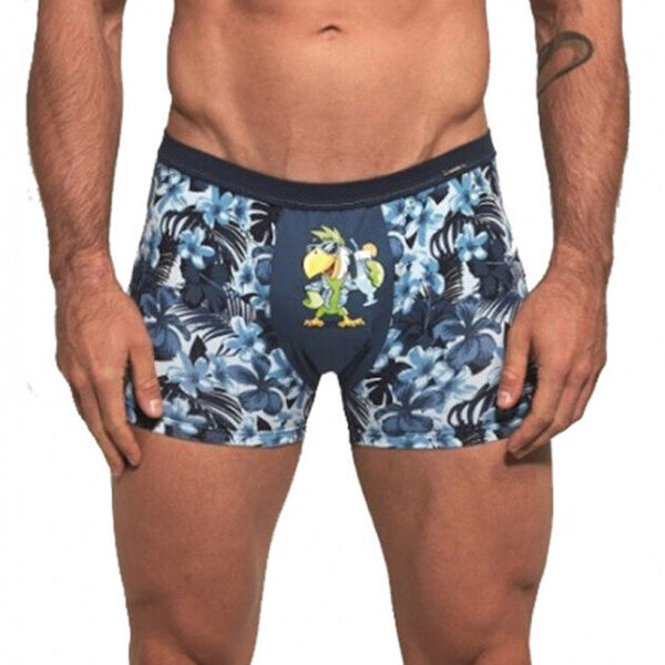 (M) Vīriešu bokseršorti CORNETTE TATTOO 182 BLUE HAWAII